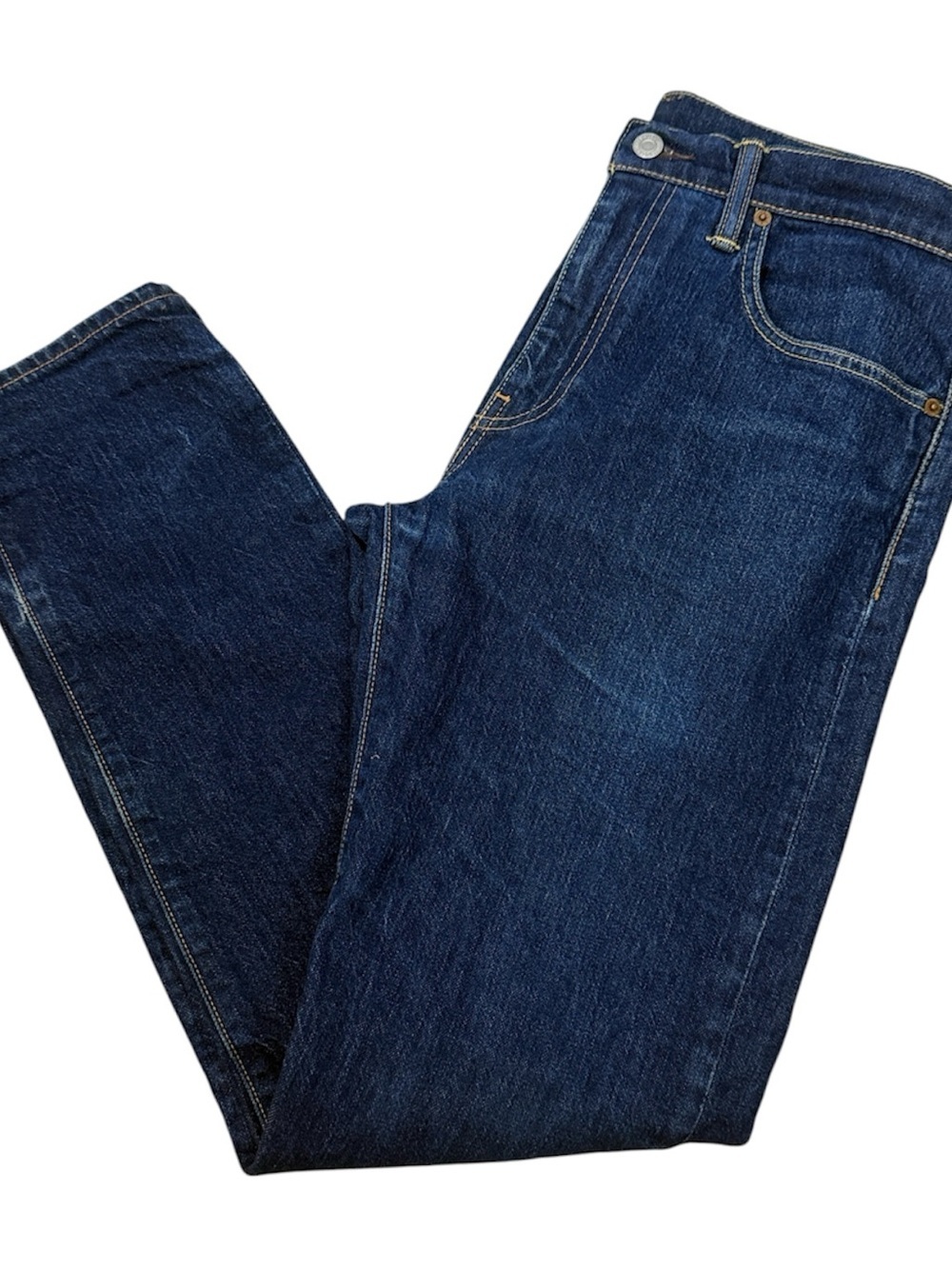 Levi's 502 Regular Taper Denim Jeans Dark Wash Blue Size W32 L34
